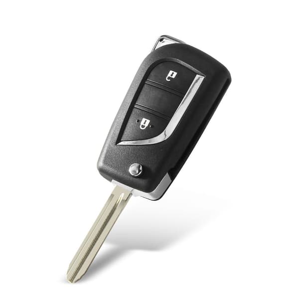 Fjernkontrollveske med 2 knapper til Toyota TOY43