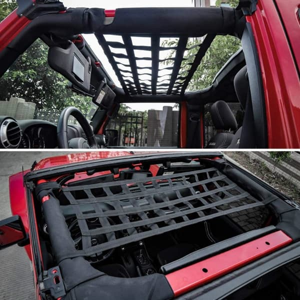 Biltak Lastenett SUV Cargo Storage Mesh Hengekøye Biltilbehør