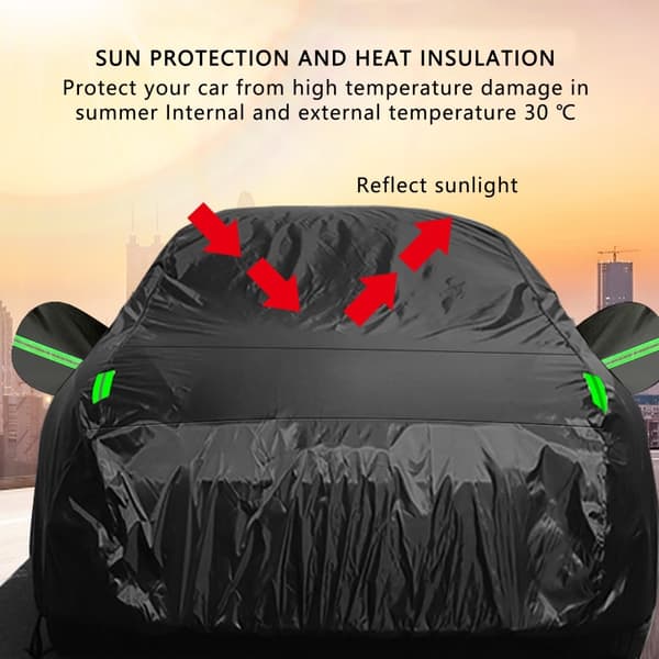 Vedenpitävä Autonsuoja Sade UV Pöly Pöly Auringonsuoja XXL
