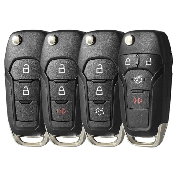 3 Knapper Focus HU101 blad nøkkelskall for Ford