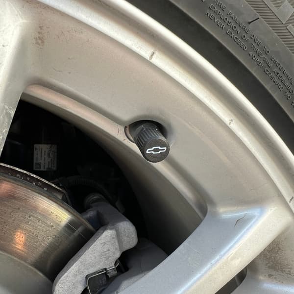 6x Bilhjul Däckventilkåpor Däckfälgstamskydd för Chevrolet