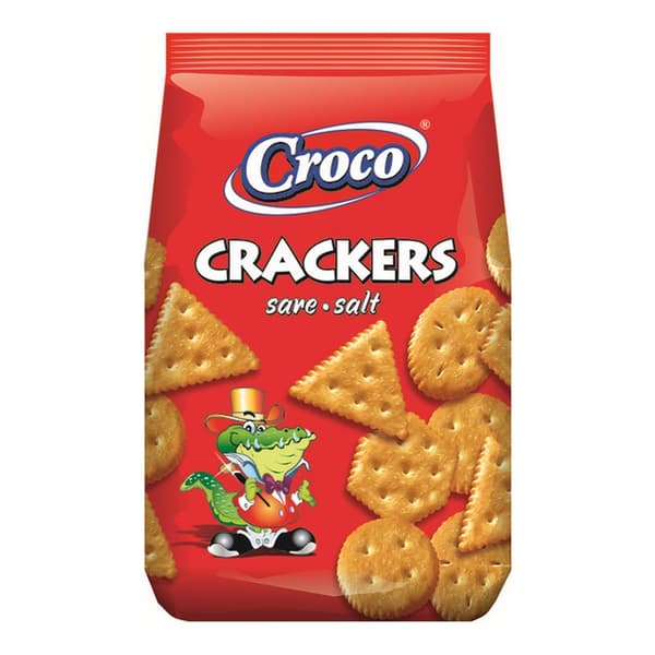 Kiks Croco Craker Saltet (100 g)