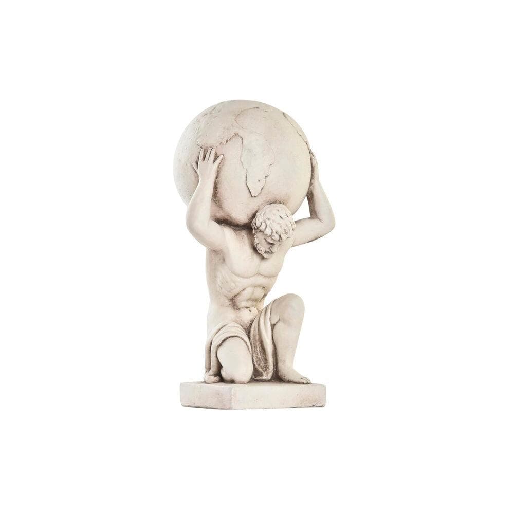 Dekorativ Trädgårdsfigur DKD Home Decor Atlas Vit Magnesium (31 x 28 x 56 cm)