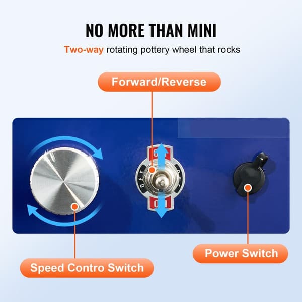 0-300RPM 30W 1kg integrerad mini keramikhjulsmaskin med 2 skivspelare/komplett verktyg, smidig/tyst drift, lätt att använda/rengöra