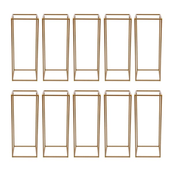 Blomsterstand, Robust Jernkonstruktion, Elegant Design,Guld, XS