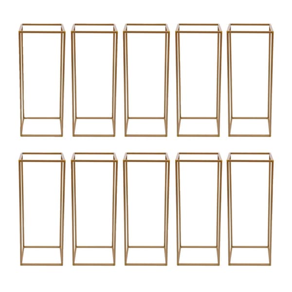 Blomsterstand, Robust Jernkonstruktion, Elegant Design,Guld, XS