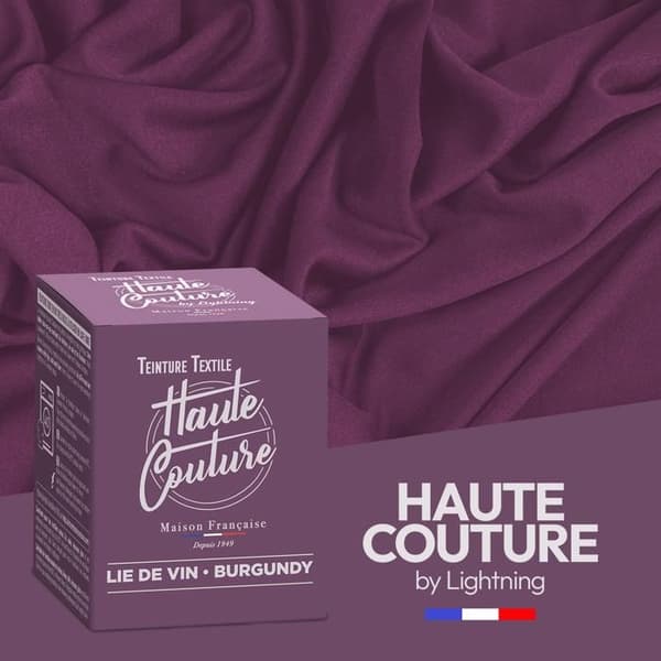 Haute couture textilfärgning vinröd 350g