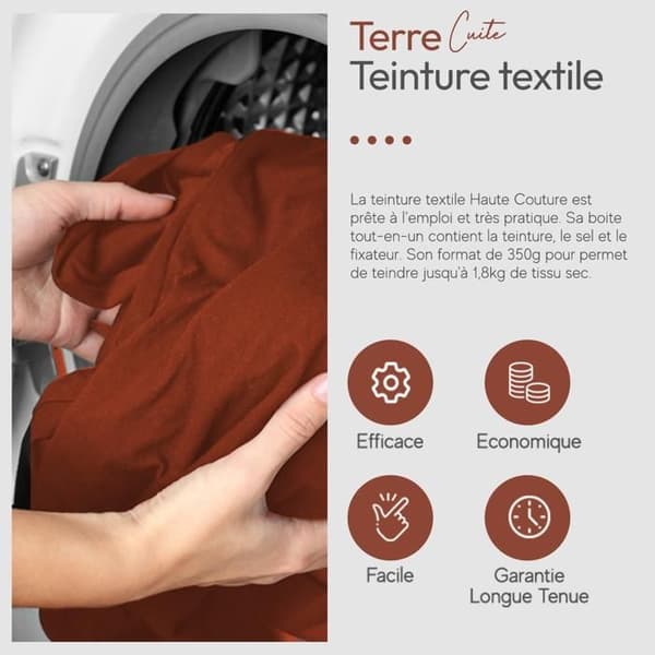 Terrakotta haute couture textilfärg 350g