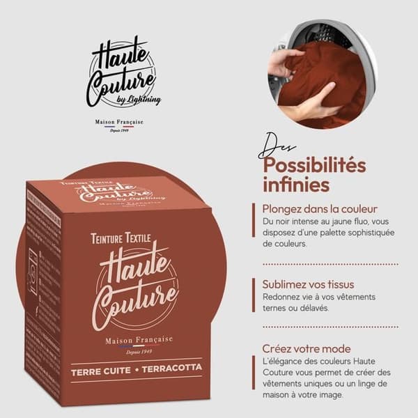Terrakotta haute couture textilfärg 350g