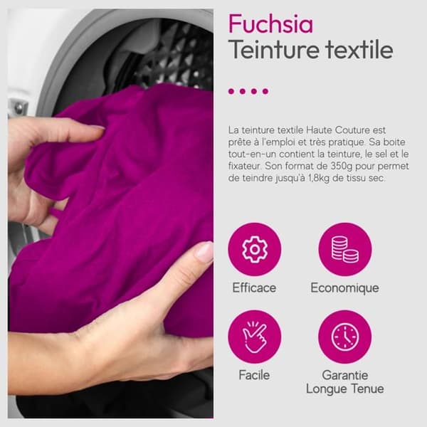 Fuchsia haute couture textilfärg 350g