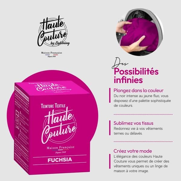 Fuchsia haute couture textilfärg 350g