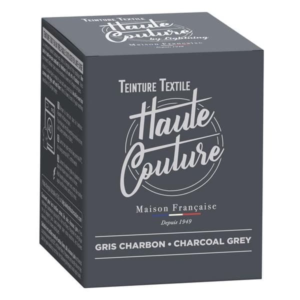 Kolgrå haute couture textilfärg 350g