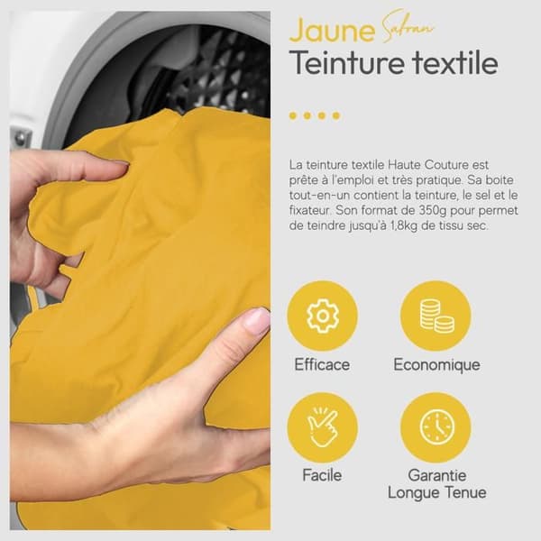 Haute couture textilfärg saffran gul 350g