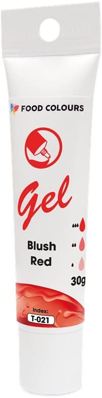 Gelkaramellfärg RÖD PASTELL 30g Livsmedelsfärger