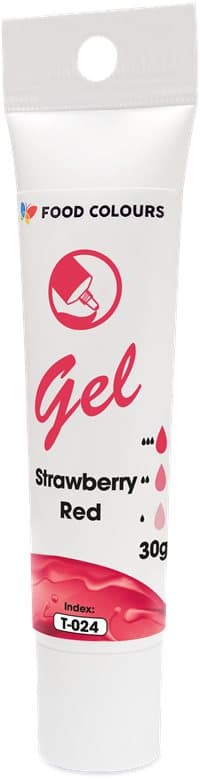 JORDBÆR RØD Gelfarve 30g Fødevarefarver