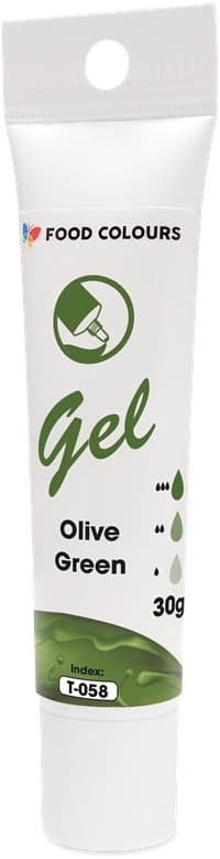Livsmedelsfärger Gel OLIVERGRÖN 30g Livsmedelsfärger