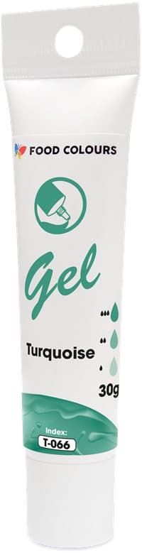 Gelkaramellfärg TURKOS 30g Livsmedelsfärger