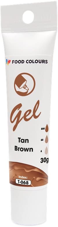 Livsmedelsfärger Gel LJUSBRUN 30g