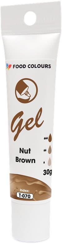 Livsmedelsfärger Gel VALNÖTSBRUN 30g Livsmedelsfärger