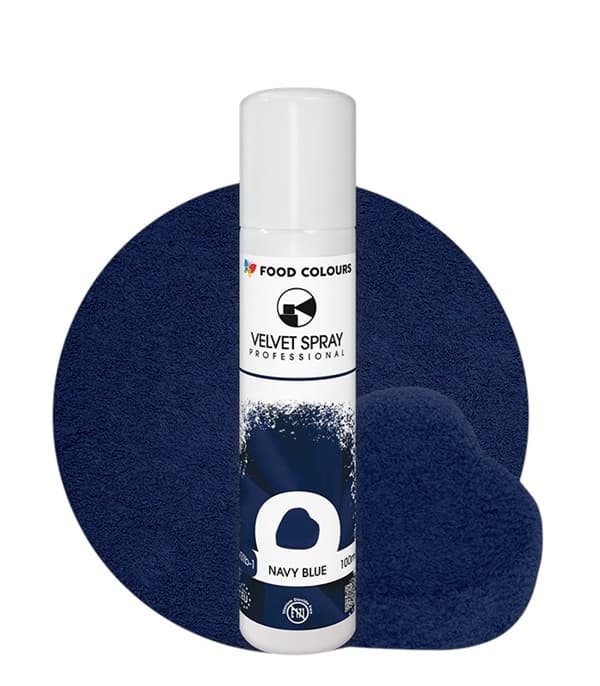 Ruskindsspray Marineblå Levnedsmiddelfarver Fløjl 100 ml MARINEBLÅ