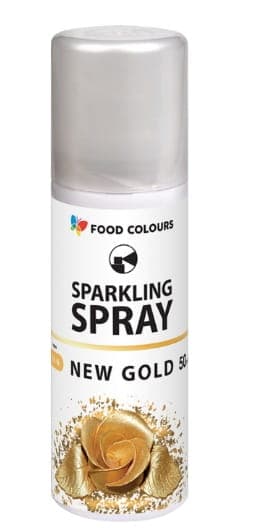 Livsmedelsfärgspray GULD 50ml