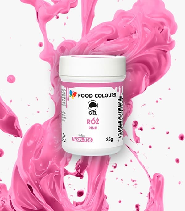 Gelfärg för livsmedel Rosa 35g