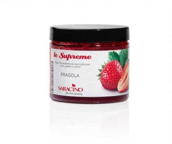Aroma Paste in Cream Strawberry 200g Saracino
