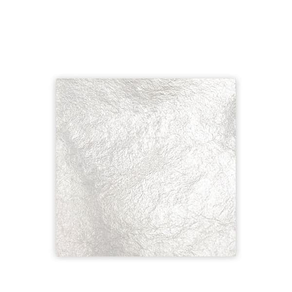 Ätbara silverflingor 23kt 86 x 86 mm / 5 st