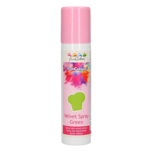 VELVET Ruskindsspray 100ml GRØN FunCakes