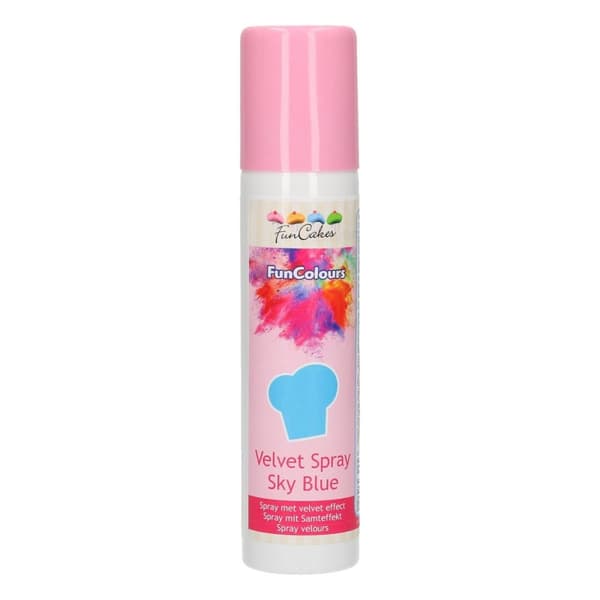 SAMMETSMOCKESPRAY 100ml BLÅ FunCakes