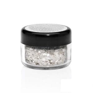 Ätbara dekorativa silverpartiklar SARACINO 3g