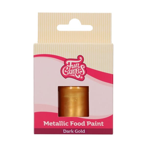 Metallisk karamellfärg MÖRK GULD 30ml