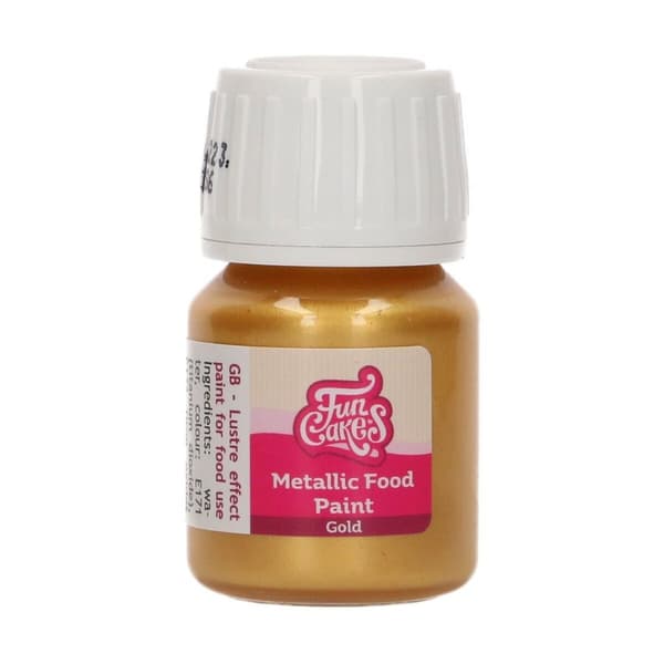 Metallisk karamellfärg GULD 30ml