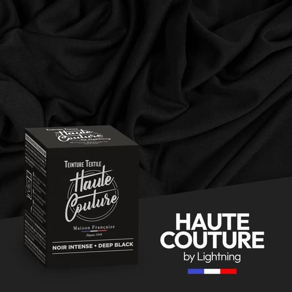 Intensiv svart haute couture tygfärg 350g