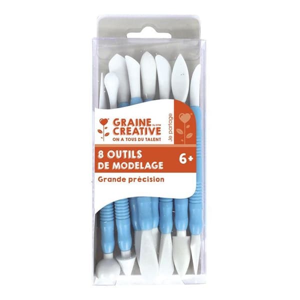 Modellerverktyg - CSK - 8-pack - Dubbeländar - Precision - För modellera.