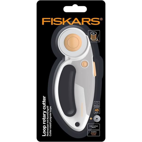 Fiskars Rullkniv - Ergonomisk - 45 mm Skärblad