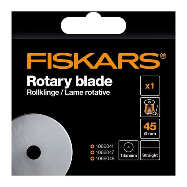 Fiskars Knivblad till rullkniv - Dia. 45 mm - Rak