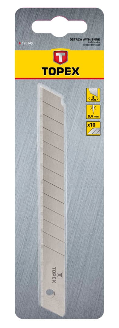 Ersättningssnäppblad 9 mm, 10 st.