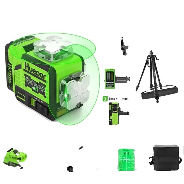 Laser Niveau, Grøn Stråle, Bluetooth, SET-1 SET-3