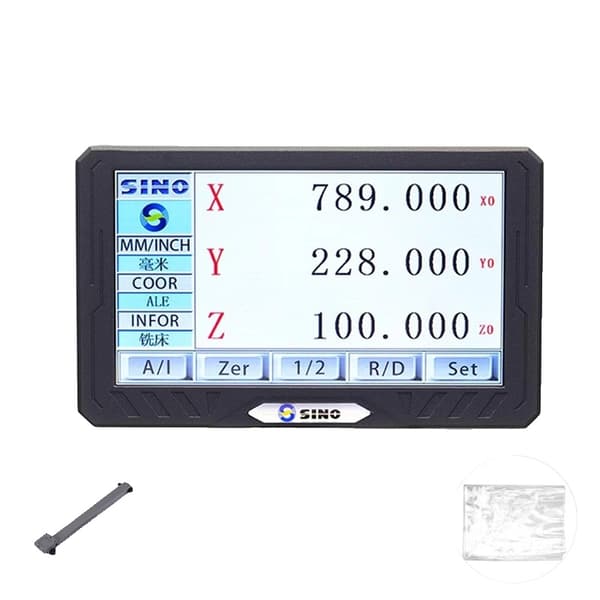 SINO LCD DRO Skærm, 2-4 Akse Support, Flersproget Brugergrænseflade,SDS200S (3 Akser)