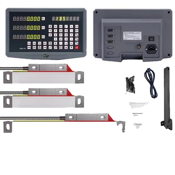 SNSNTDRO Digital Aflæsning, 3 Akse Support, 0,005mm Opløsning,DRO (M S S)