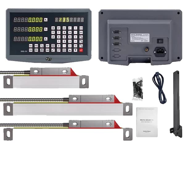 SNSNTDRO Digital Aflæsning, 3 Akse Support, 0,005mm Opløsning,DRO (M M S)