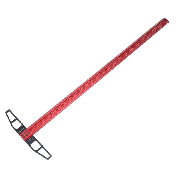 Puusepän Scribe-neliöviivain, T-muotoinen suunnittelu, 300-1000mm pituus, reikäviivain ja piirustusmerkintämitta., 1000mm