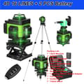 Miniatyrbillede 2 af 2: Laser Niveau, 4D Teknologi, Fjernbetjening Funktioner, SET8 - Grøn EU STIK