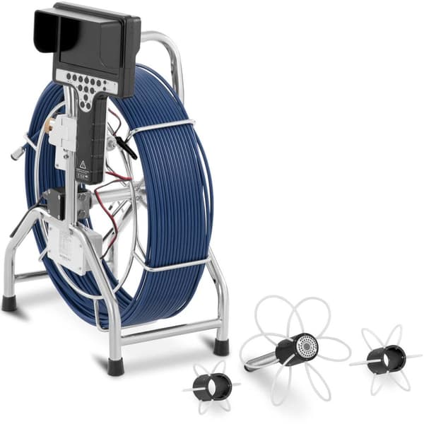 Endoskop diagnostisk inspektionskamera 12 LED TFT 7 tommer SD 60 m