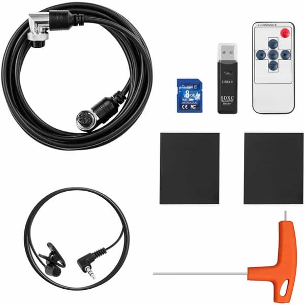 Endoscope HD inspektionskamerasonde 30m LED TFT farveskærm 7''