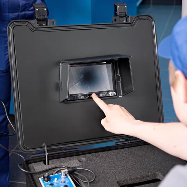 Endoscope HD inspektionskamerasonde 30m LED TFT farveskærm 7''