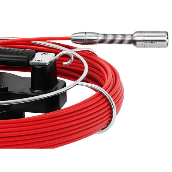 Endoskoopin diagnostinen tarkastuskamera kotelossa 12 LED TFT 7'' SD 20 m