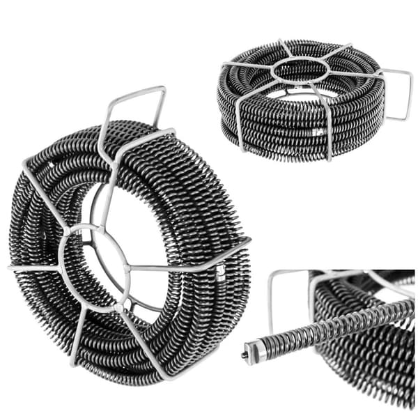 Spiral stempelfjeder til hydraulikrør 6 x 2,45 m dia. 16 mm SÆT