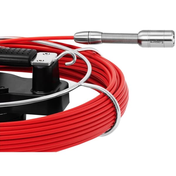 Endoskoopin diagnostinen tarkastuskamera kotelossa 12 LED TFT 7'' SD 30 m